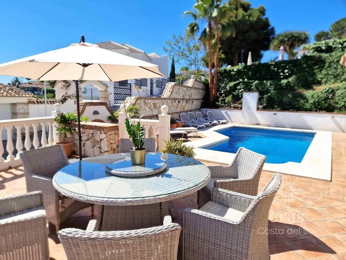 Villa With Pool, Jacuzzi, Barbecue, Garden And Privacy V215 밀야스코스타 스페인